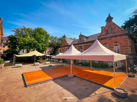 Plus de contraintes pour installer nos chapiteaux