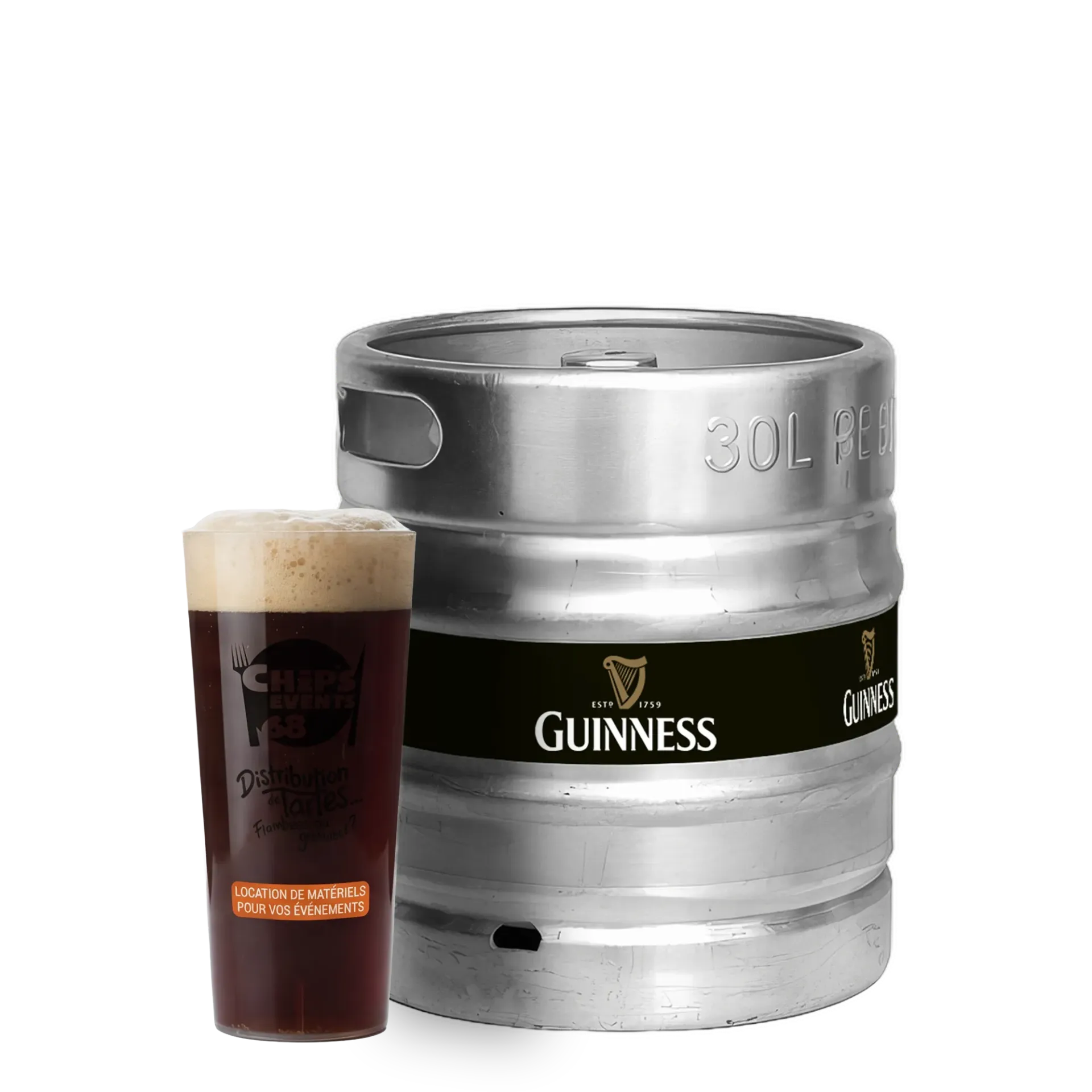 Bière brune Guinness black - fût 30L