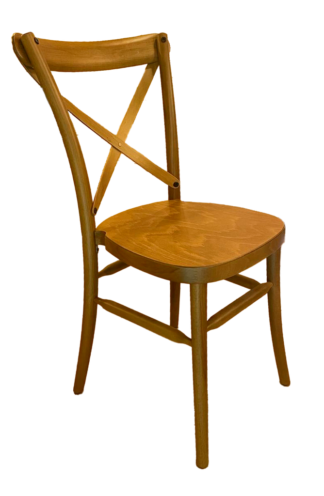 [Location] Chaise bistrot dos croisé bois