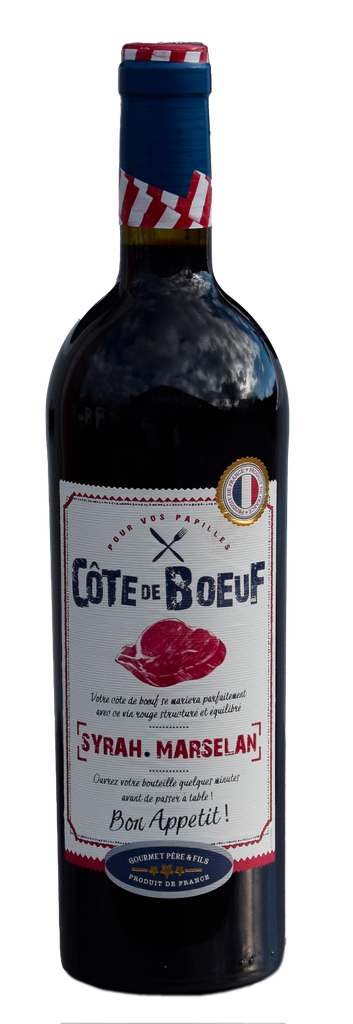 Pays d'Oc rouge Côte de bœuf - 75cl 