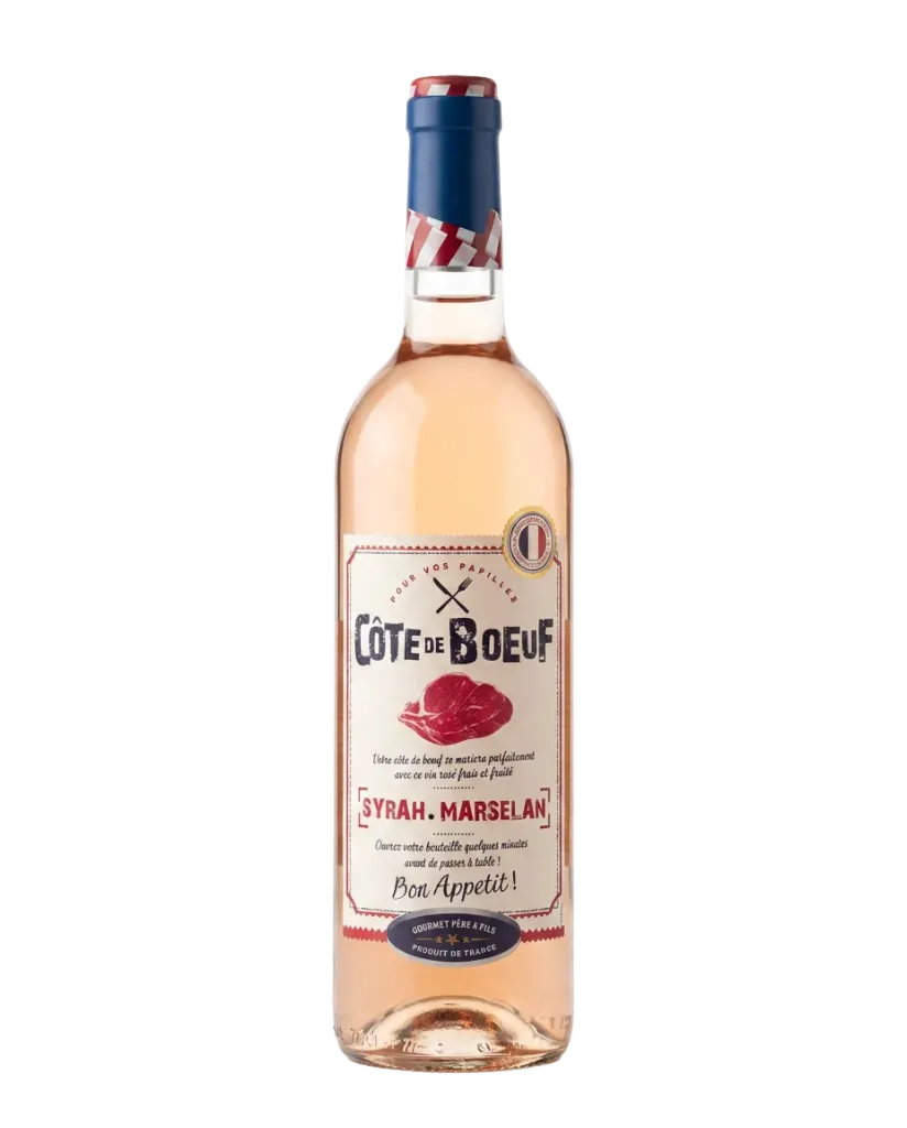 Pays d'Oc rosé Côte de bœuf - 75cl
