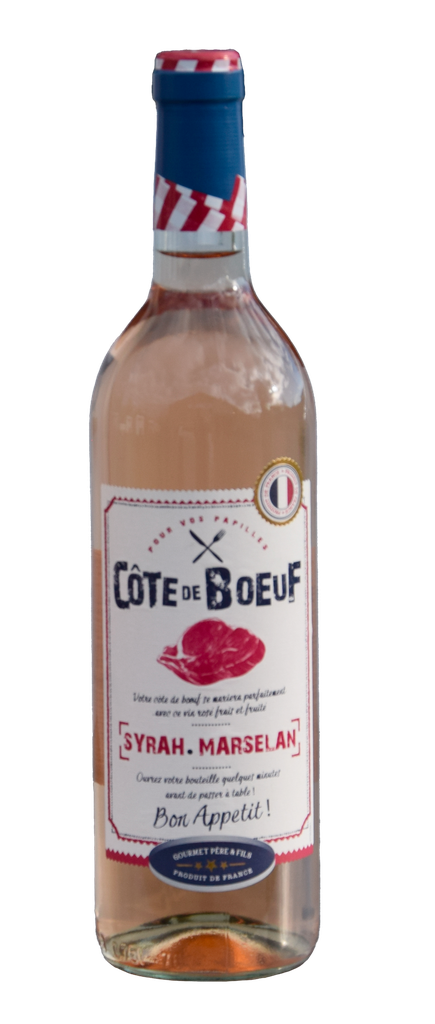 Pays d'Oc rosé Côte de bœuf - 75cl