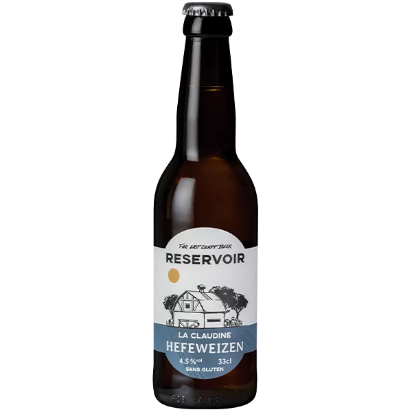 Bière blanche La Claudine Brasserie du Réservoir - VP 33cl  