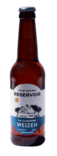 Bière blanche La Claudine Brasserie du Réservoir - VP 33cl  