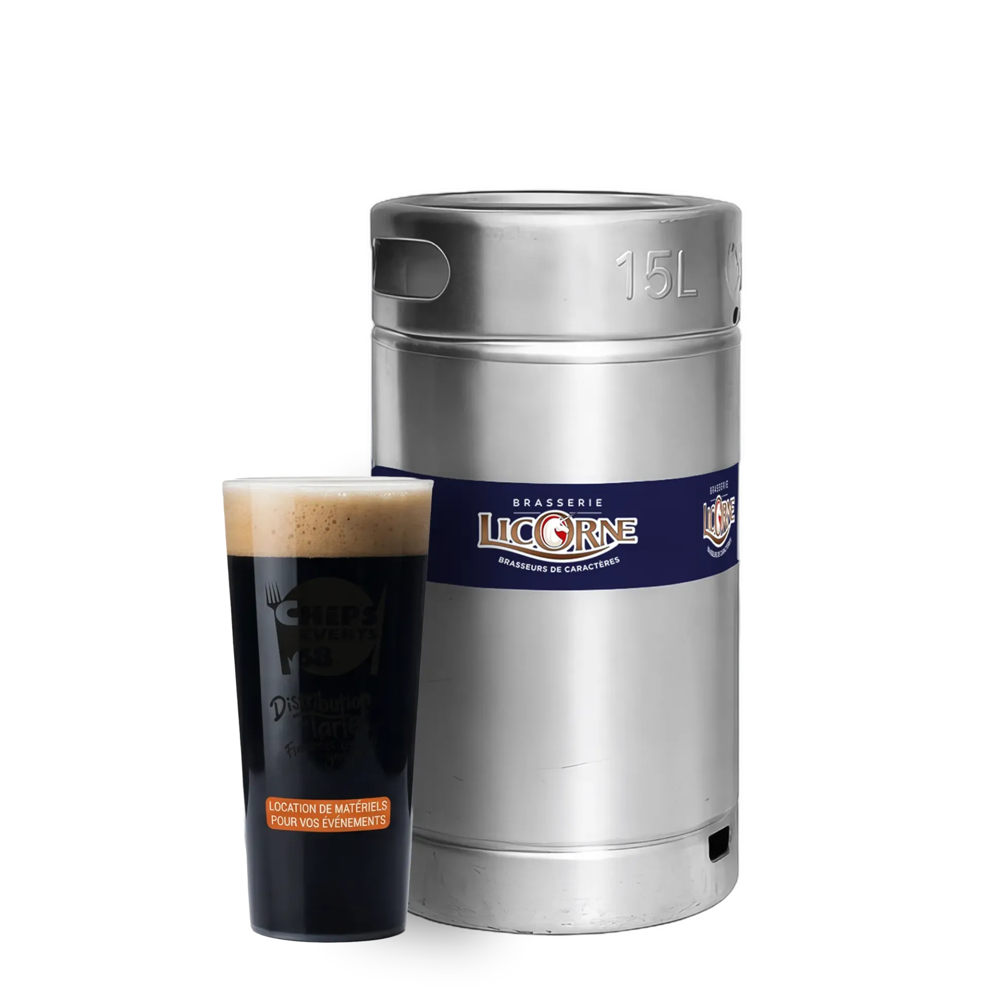 Bière Black Licorne - fût 15L