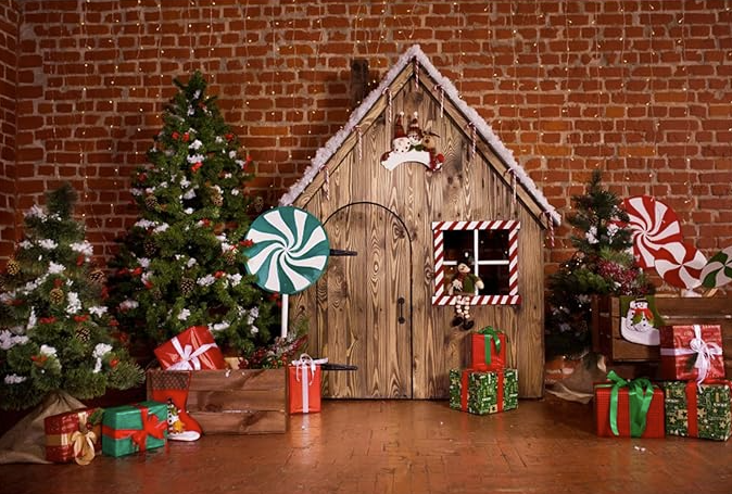 [Location] Toile de fond de Noël 3x2,5m