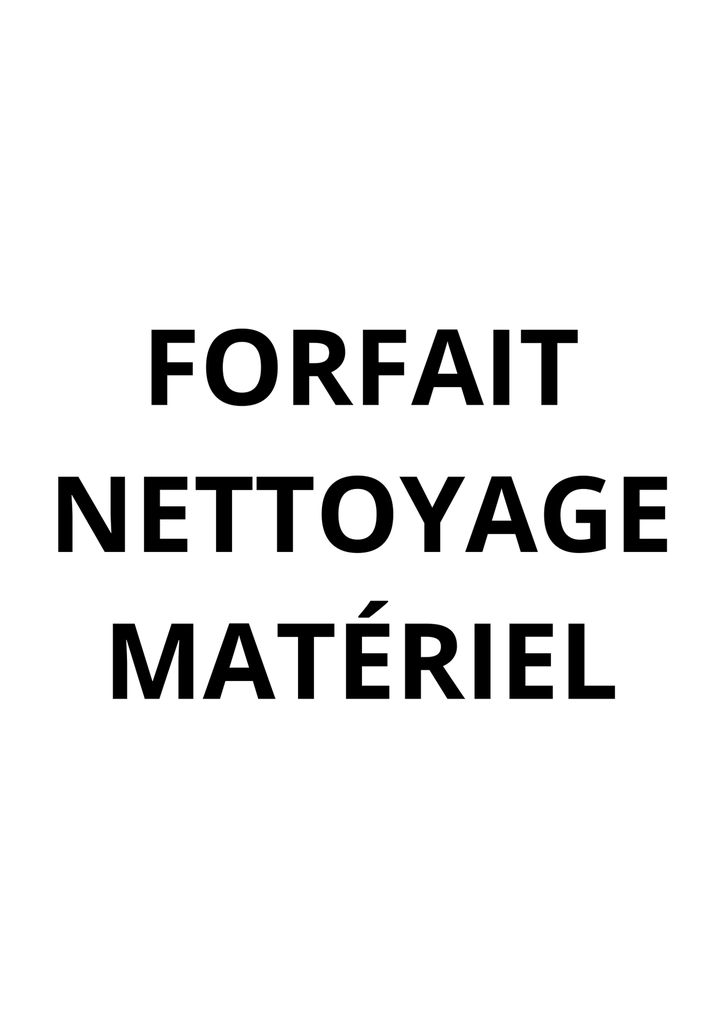 Forfait nettoyage pour tente Stretch  M079