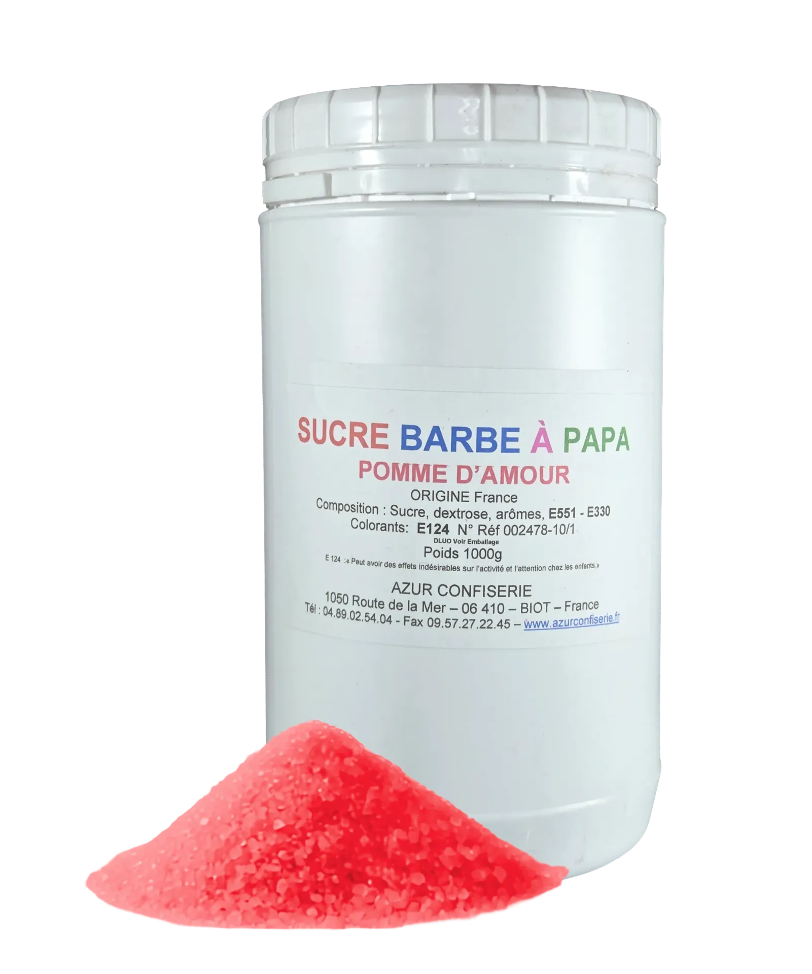 Sucre parfumé 1 kg - Pomme d'amour