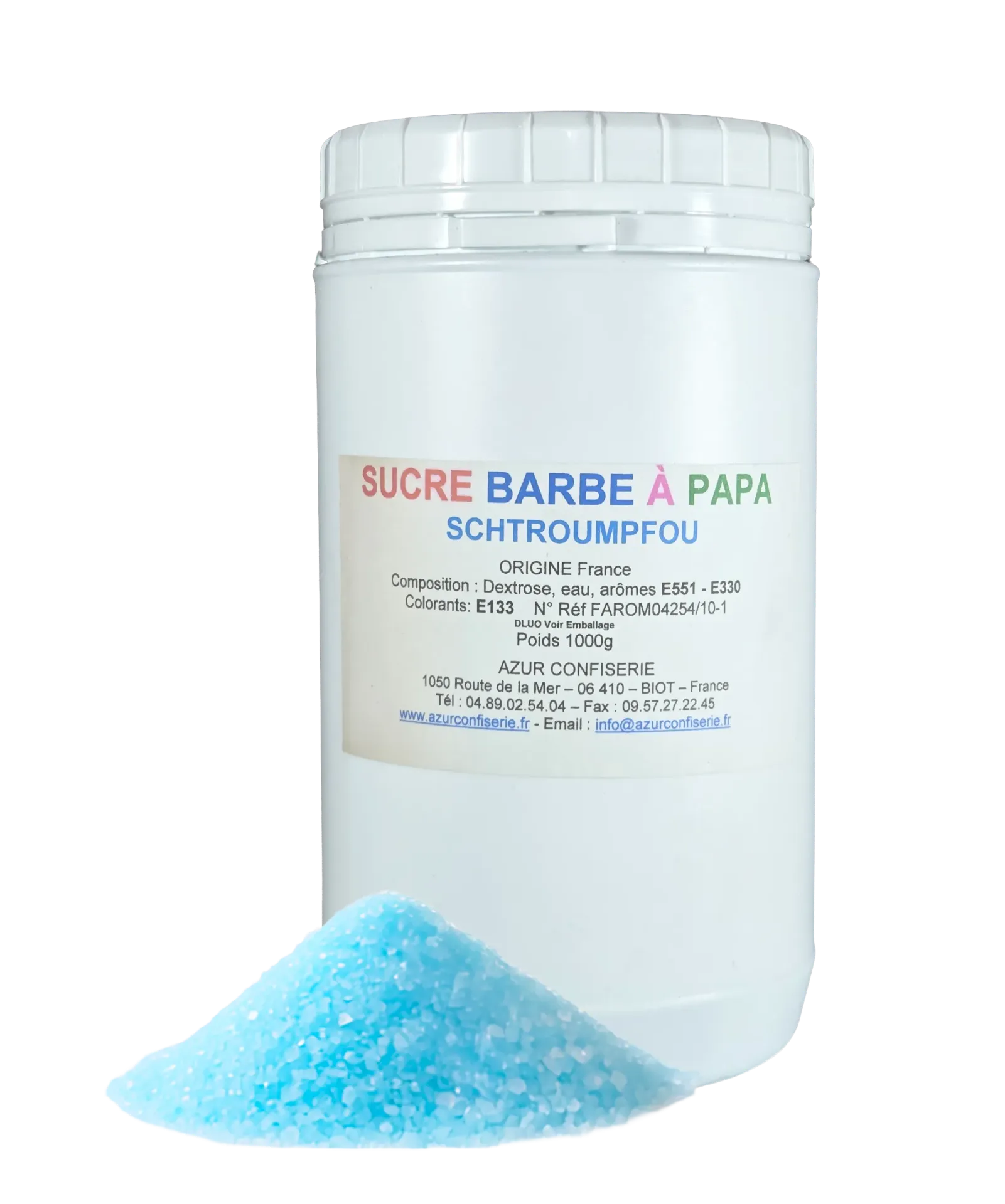 Sucre parfumé 1 kg - Schtroumpfou