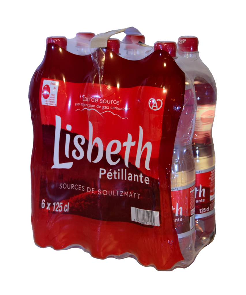 Lisbeth pétillante - PET 6x1,25L