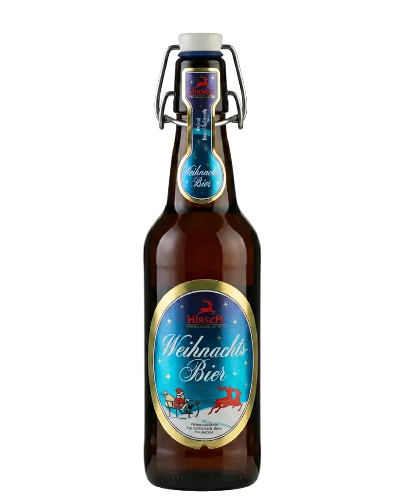 Bière ambrée Noël Hirsch - BM VC 50cl