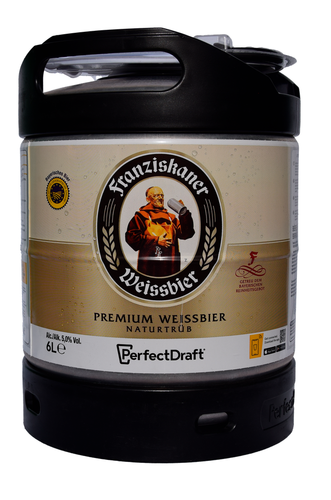 Bière blanche Franziskaner pour PerfectDraft - fût 6L