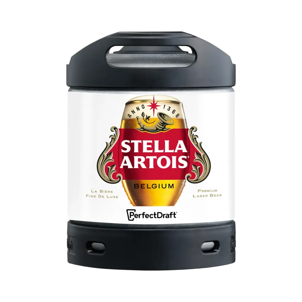Bière pils Stella Artois pour PerfectDraft - fût 6L