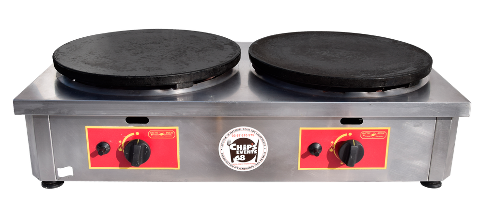 [Location] Crêpière double à gaz