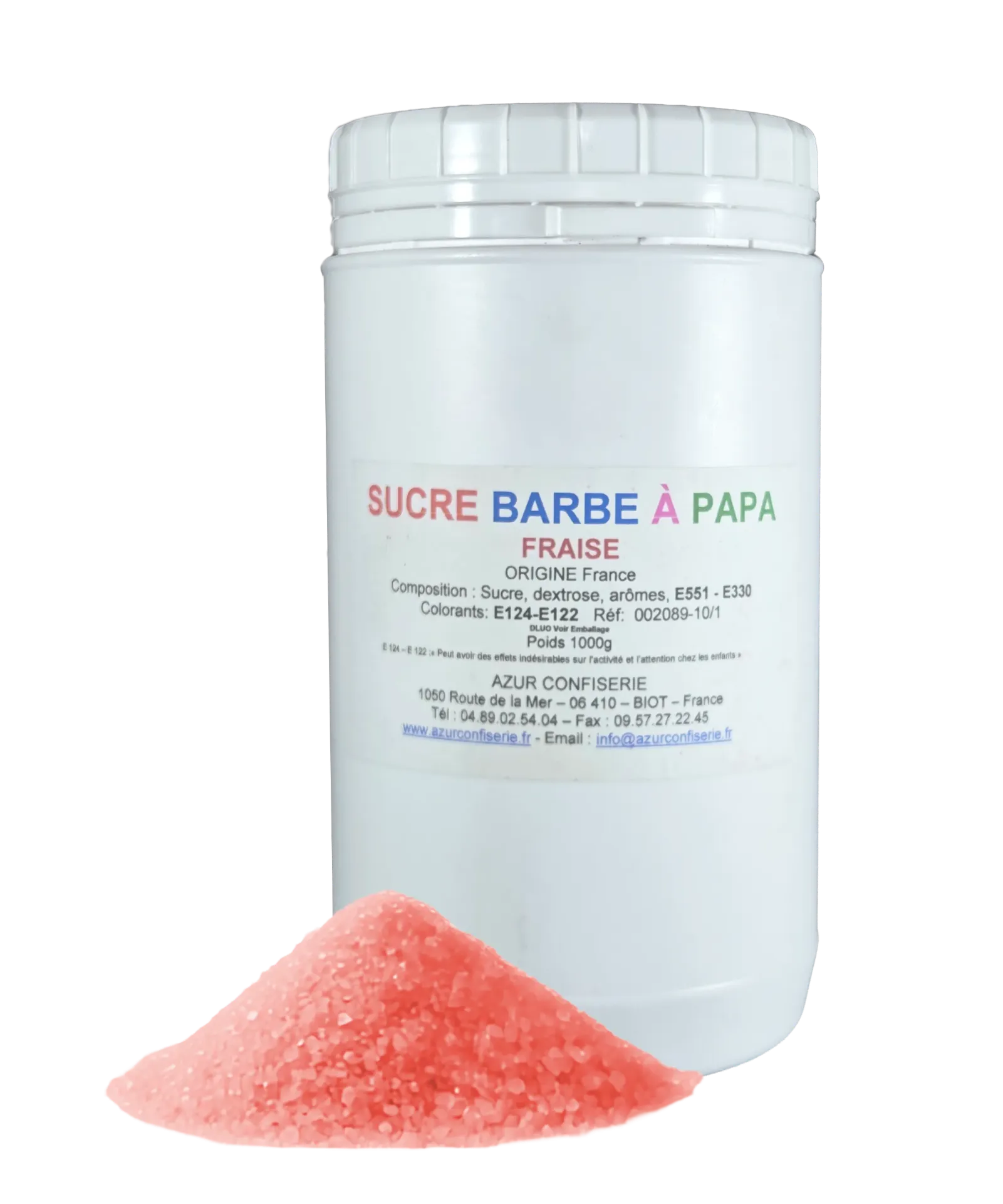 Sucre parfumé 1 kg - Fraise