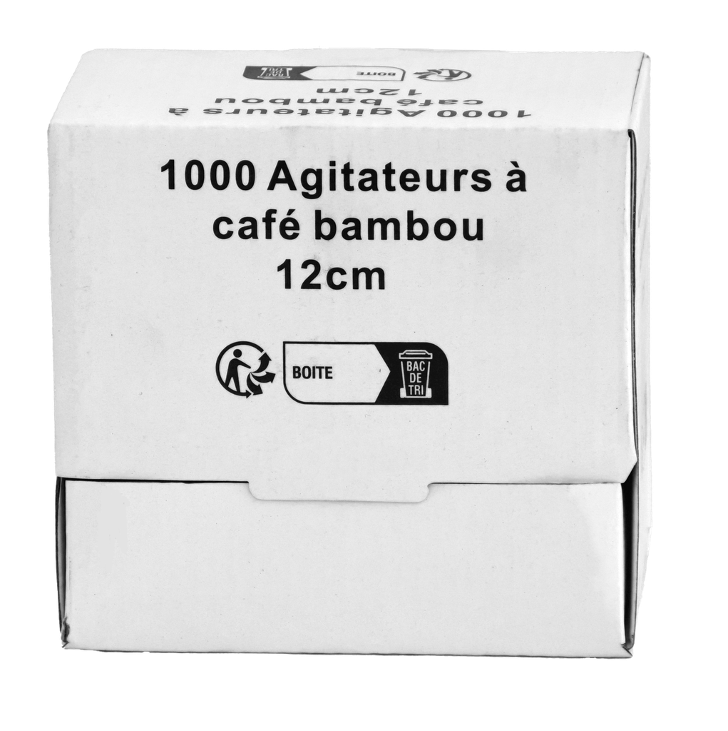 Agitateurs à café en bambou 12 cm x1000