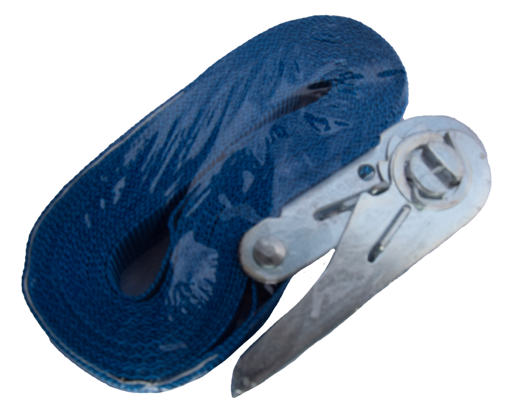 Sangle à cliquet bleue - 6 ml / 25mm - 800kg