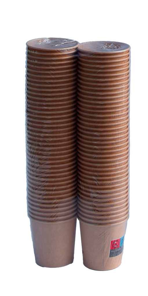Gobelet à café Kraft brown 100ml x80