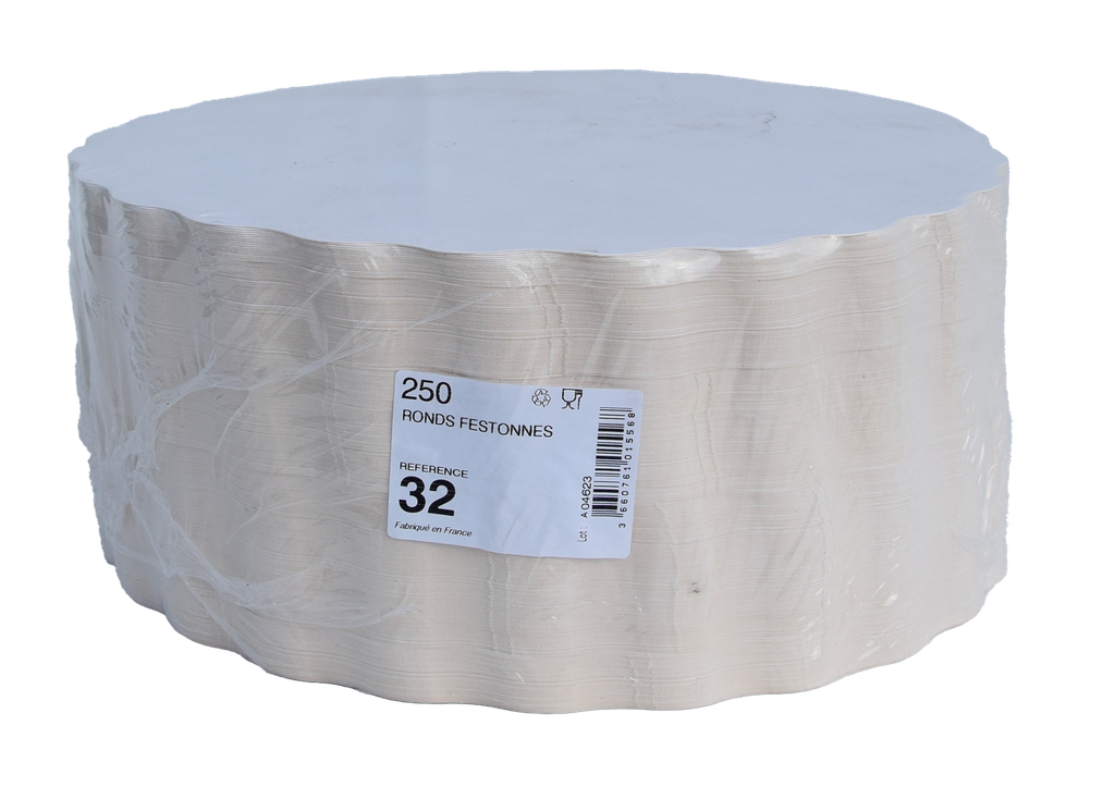 Cartons pour tartes flambées diam 32cm, x250