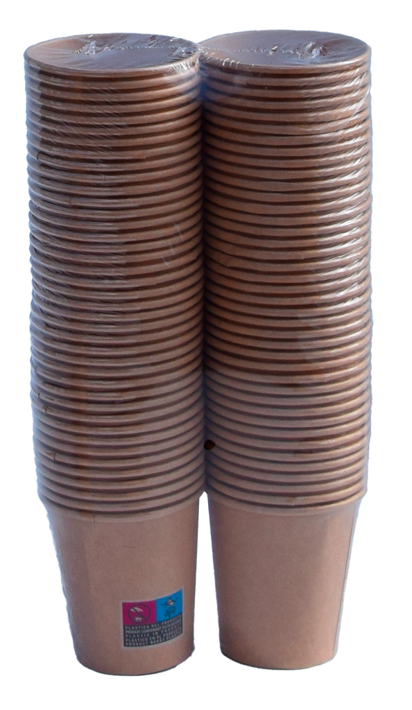 Gobelet à café Kraft brown 160ml x80