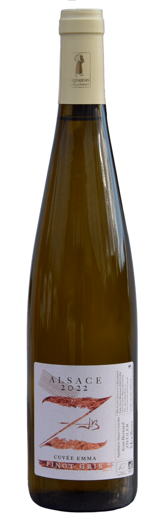 Pinot gris cuvée Emma bio J-B Ziegler - 75cl