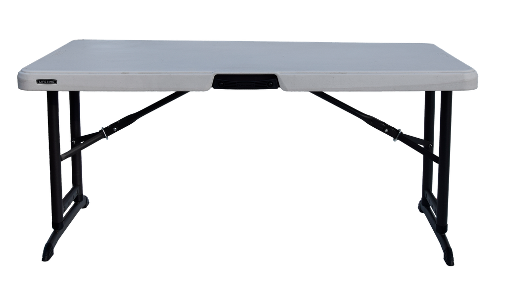 [Location] Table PVC pliante 122x61cm ajustable