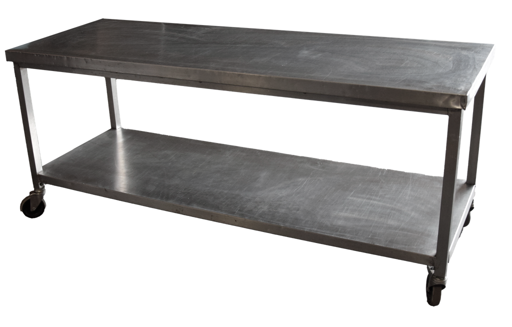[Location] Table inox sur roulettes